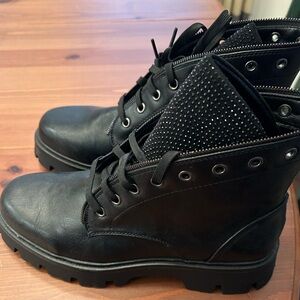 Black boots from Italy